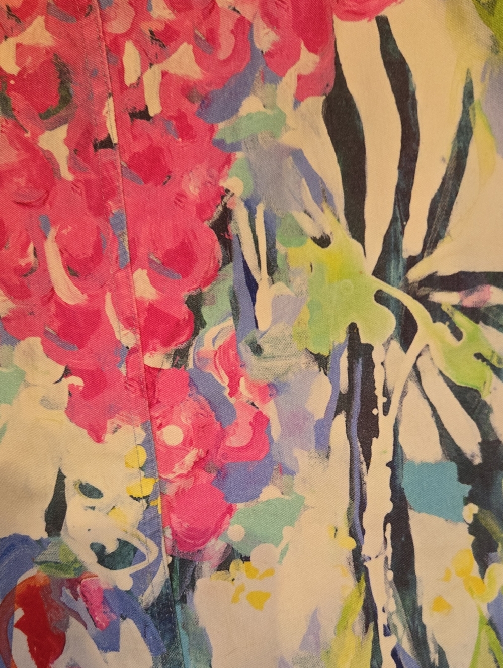 Claire Desjardins Watercolor/ Multi-Color Floral Print Leisure Skort - Picture 4 of 8